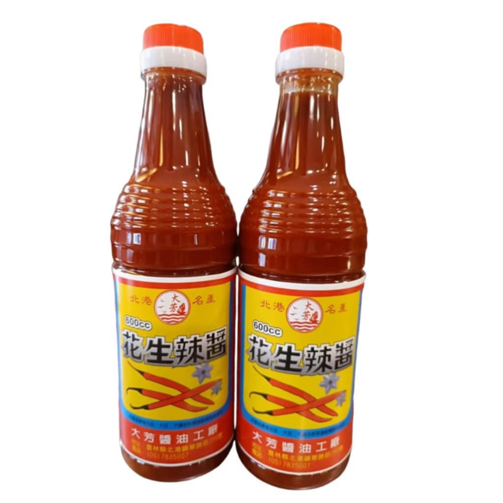(大芳)花生辣椒醬 花生辣醬(600ml*瓶)