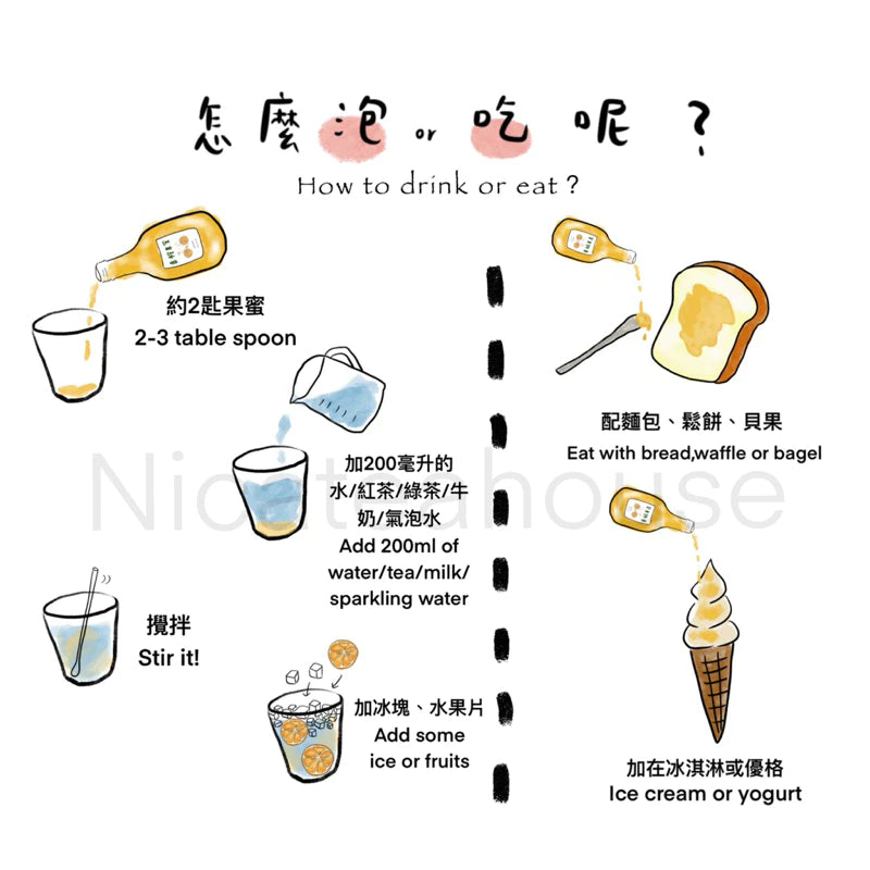 手工熬製 🍯:蘋果果蜜(200ml*瓶)