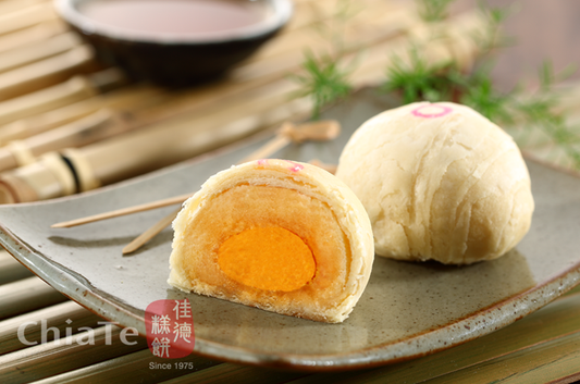 佳德 綠豆蛋黃酥 奶蛋素 ChiaTe Mung Bean Egg Yolk Pastry