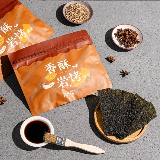 六月初一 香酥岩烤海苔(純素) June 1st Seweed with Crispy Rock Grill Flavor(40g)