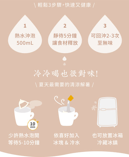 新譯漢方 活力雙耆茶｜漢方養生茶包 【健康維持】See In Herb ASTRAGALUS TEA(21入)