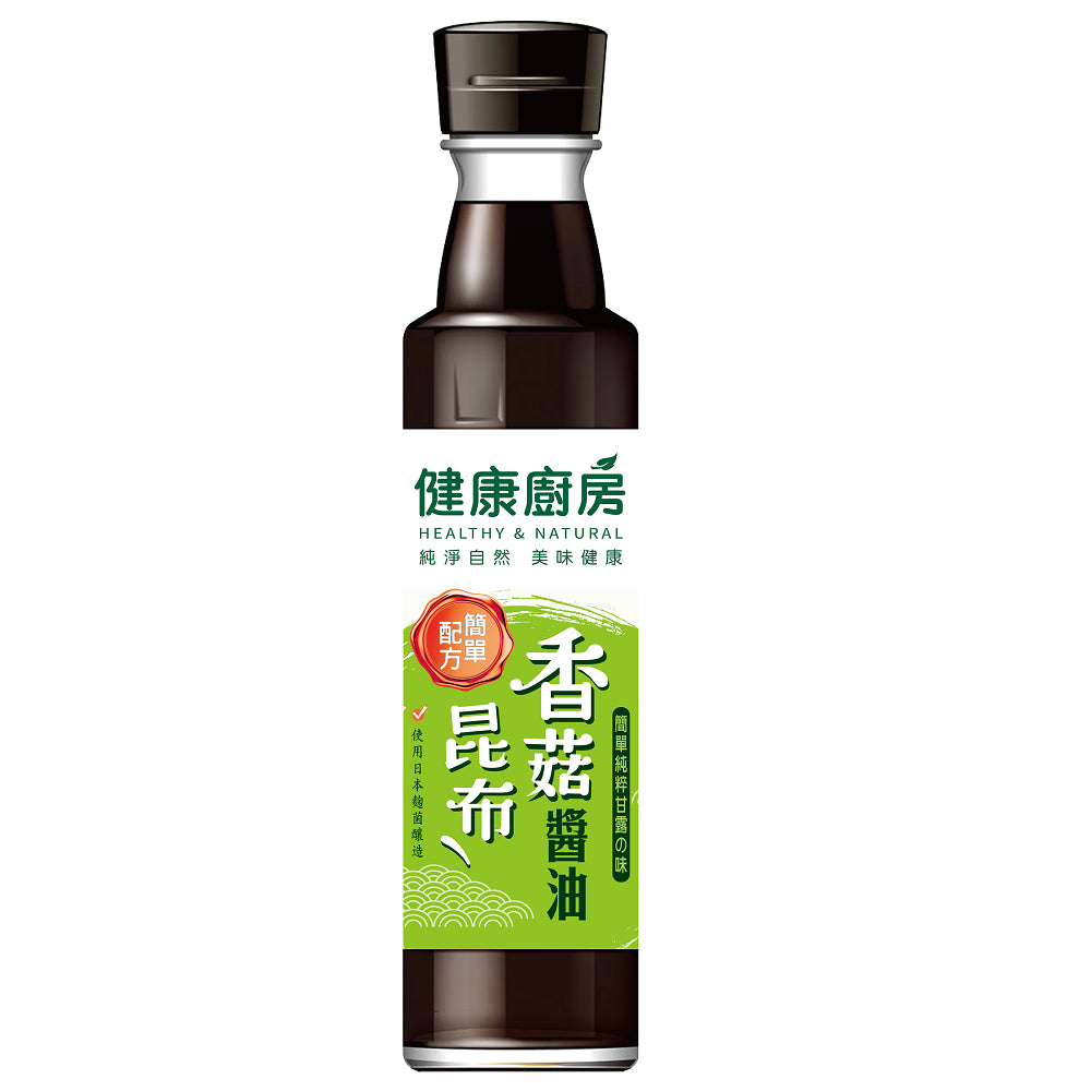 💰檔期促銷~買一送一(11.03.24)💰健康廚房--香菇昆布醬油(300ml*瓶、共2瓶)