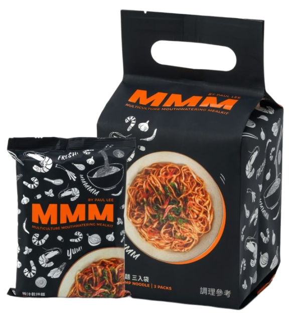 MMM by Paul Lee 蝦汁乾拌麵 MMM by Paul Lee Dry Noodle with Shrimp Flavor(3入)