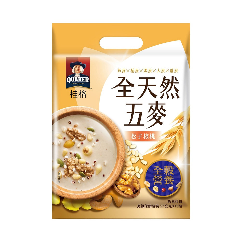 桂格全天然五麥-松子核桃(27g*10入)