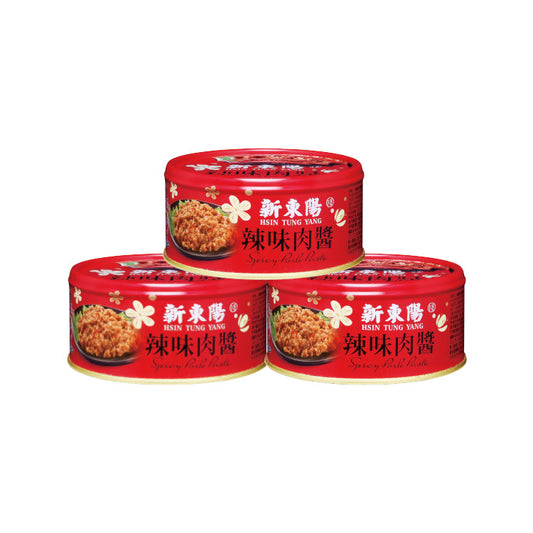 新東陽 辣味肉醬 HsinTungYang Pork Paste Spicy(3入)