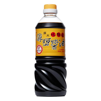 屏大薄鹽醬油 PD Low Sodium Soy Sauce(710ml)