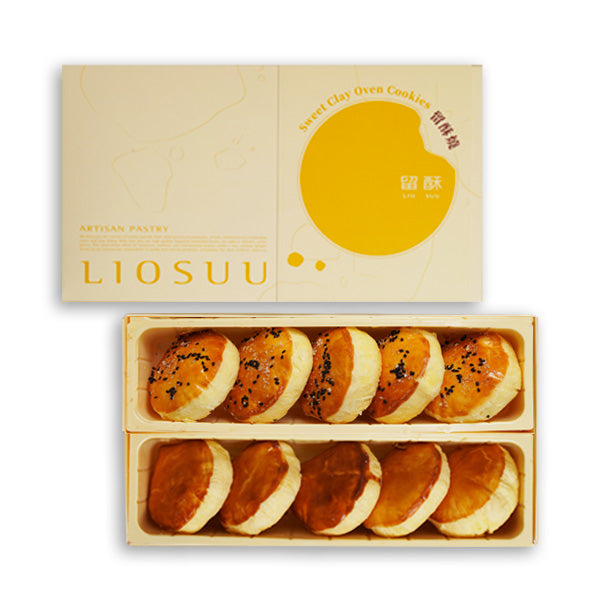 留酥 留酥燒-饕客綜合 LioSuu Artisan Pastry Liu Su Shao(10入組)