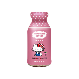 💰檔期促銷~買一送一(11.03.24)💰台東初鹿Hello Kitty草莓牛乳 Hello Kitty Strawberry Milk(200ml*瓶、共2瓶)