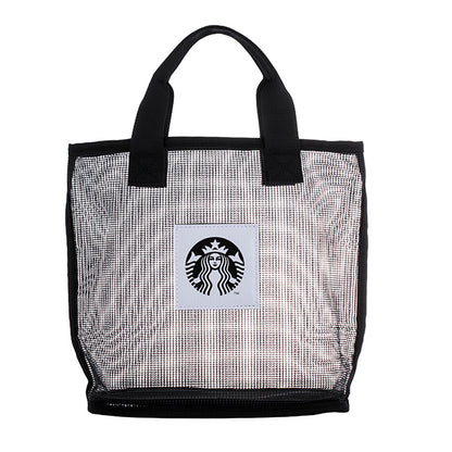 星巴克 黑色網布系列 StarBucks Logo Mesh Cloth Handbags