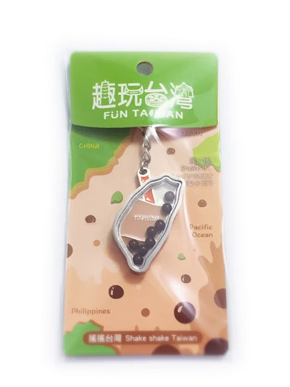 趣玩台灣吊飾－搖搖台灣－(茶色*入)