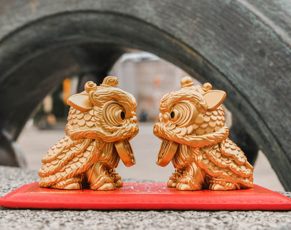 大甲鎮瀾宮 旺財雙獅(一對) Style 17688