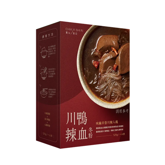 賈以食日川辣鴨血冬粉 (特款商品)(525g)