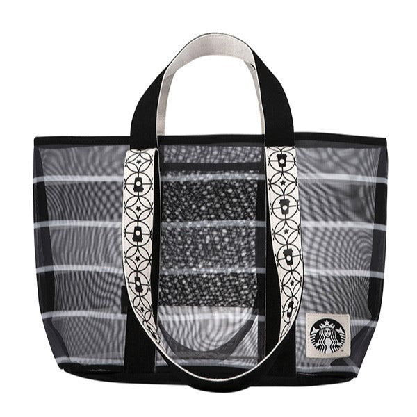 星巴克 黑色網布系列 StarBucks Logo Mesh Cloth Handbags