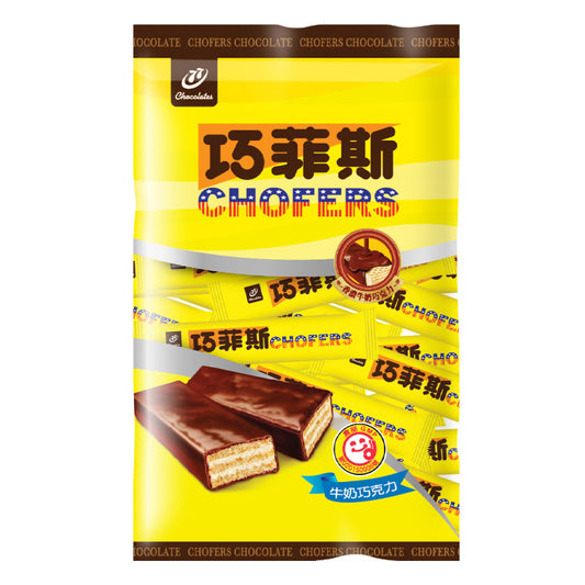 💰檔期促銷~本週優惠價(11.03.24)💰77 巧菲斯夾心酥(牛奶口味) 77 Chocolate Chofers(300G*包)