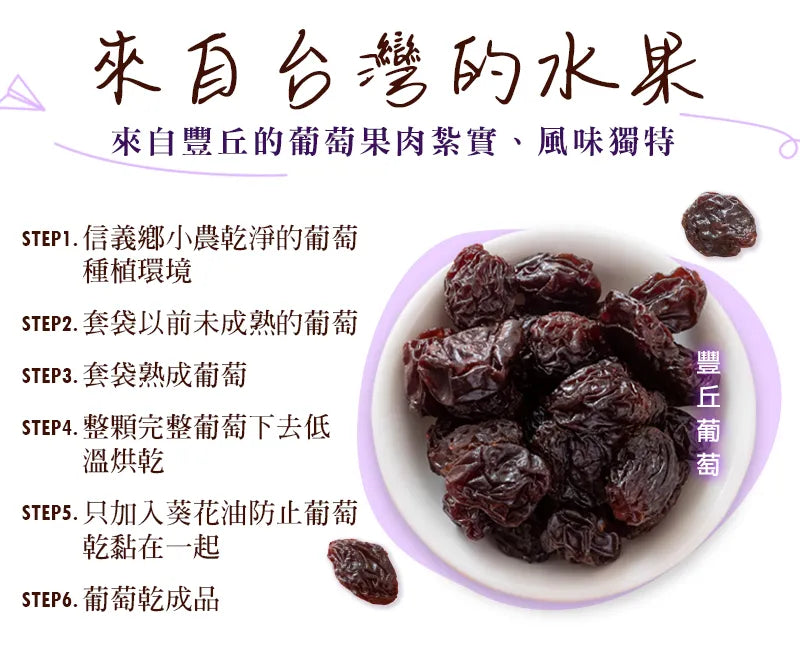 和春堂 信義鄉高海拔豐丘葡萄乾 HCT Toyo Oka Raisin