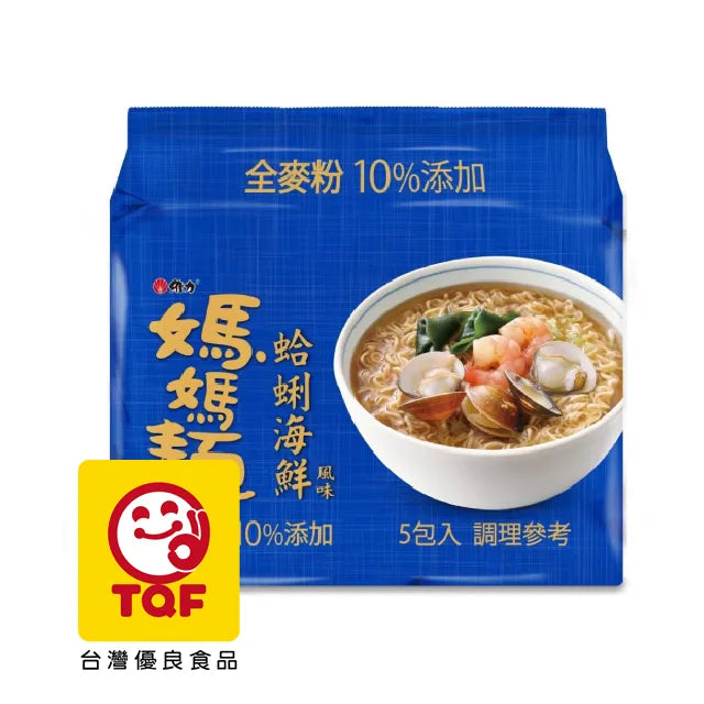 維力媽媽麵蛤蜊海鮮風味(5入)