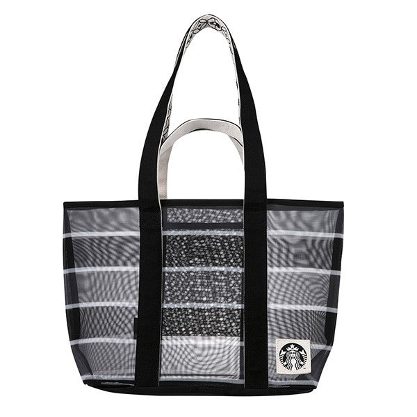 星巴克 黑色網布系列 StarBucks Logo Mesh Cloth Handbags