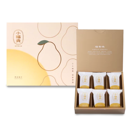 董事長福貴糕 小福貴-黃金柚子風味 GPSELECT Little Fugui Cake Golden Yuzu Flavor(6入)