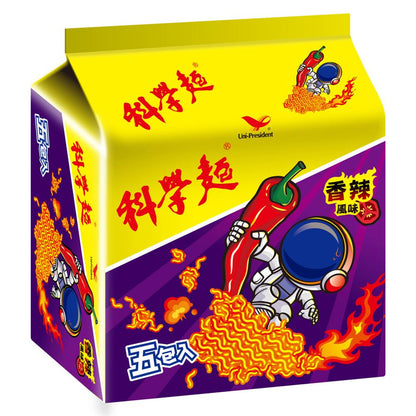 統一科學麵香辣風味 Uni-President Snack noodles Spicy Flavor(5入)