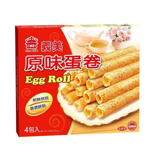 💰檔期促銷~本週優惠價(11.03.24)💰義美蛋捲量販盒-原味 IMEI Egg Roll Original(180g*盒)