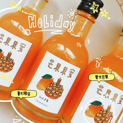 手工熬製 🍯：愛文芒果果蜜𝓜𝓪𝓷𝓰𝓸 𝓼𝔂𝓻𝓾𝓹(200ml*瓶)