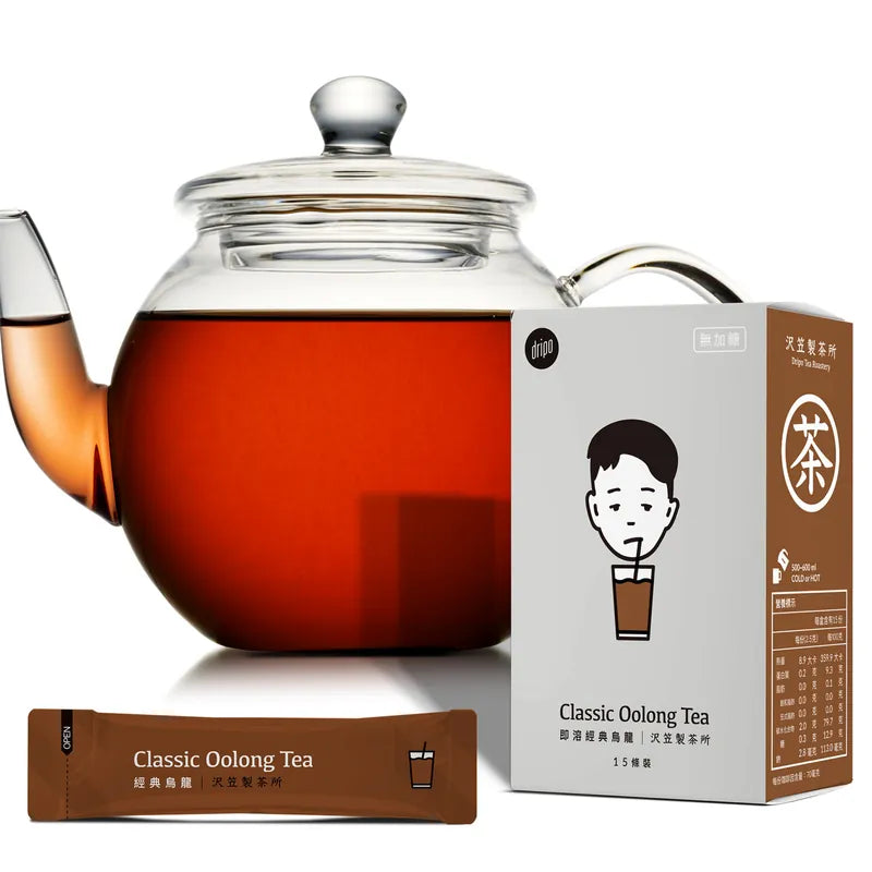 沢笠製茶所｜即溶茶飲無加糖系列｜手搖杯適用 Dripo Hand Shake Tea Set