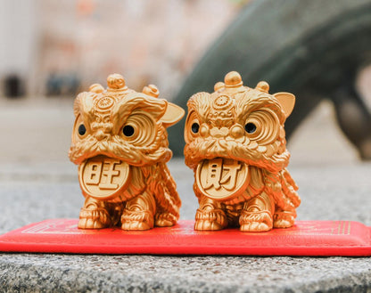 大甲鎮瀾宮 旺財雙獅(一對) Style 17688