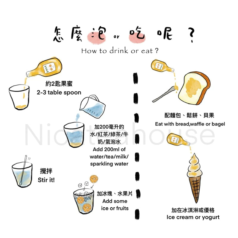 手工熬製 🍯：芭樂果蜜(200ml*瓶)