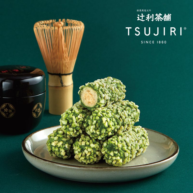 TSUJIRI® 辻利茶舖 辻利抹茶杏仁捲10入 ｜新年禮盒