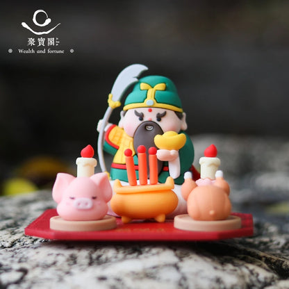 【聚寶閣】神仙賜福好運公仔｜神明擺件 招財公仔 開運擺設(1入)