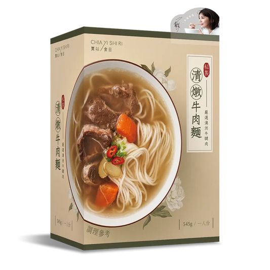 賈以食日-秘製清燉牛肉麵 CHIA YI SHI RI Clear Broth Beef Noodle Soup (545g)