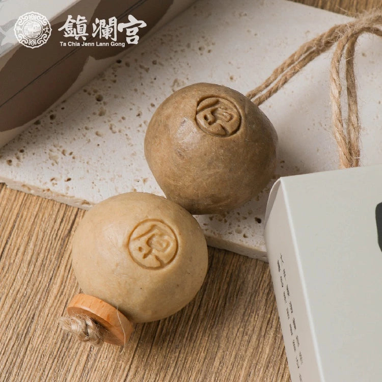 【鎮瀾宮】圓滿串皂．抹草艾草皂球