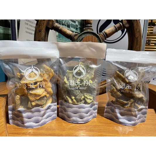【澎玉191】風味魚皮(鹹蛋黃、青蔥蛋黃、麻辣)