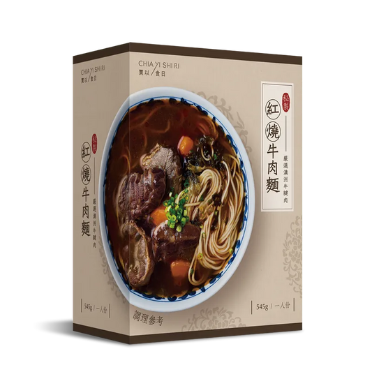 賈以食日-秘製紅燒牛肉麵 CHIA YI SHI RI Braised Beef Noodle Soup (545g)