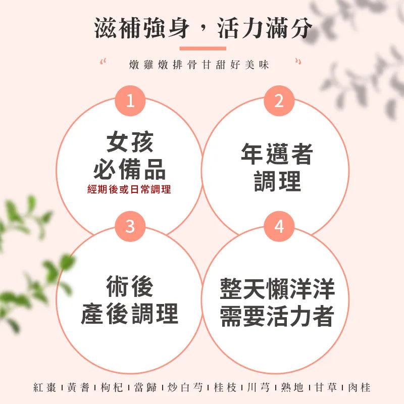 和春堂 家傳加味四物調理包 HCT Extra Four Substance Decoction