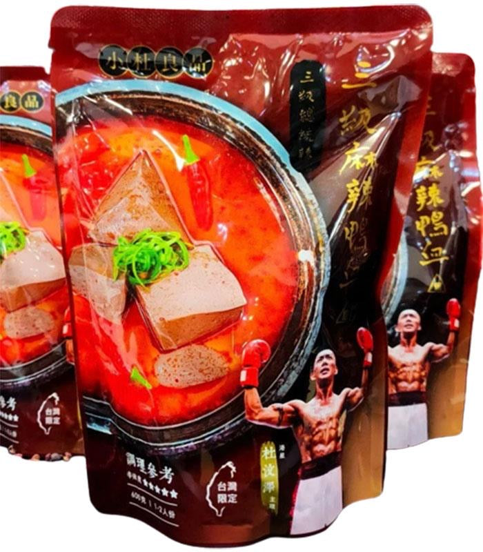 小杜良品三級總統麻辣鴨血 (特款商品)(600g)