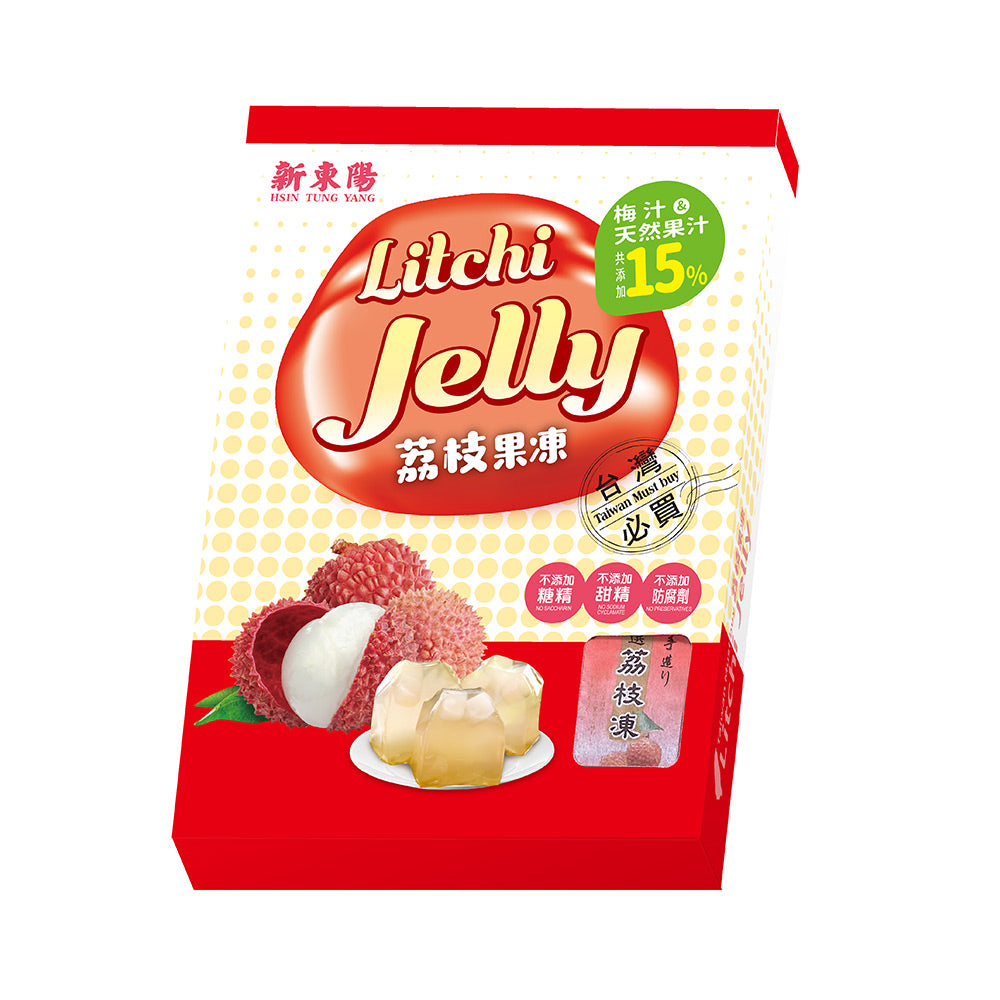 💰檔期促銷~買一送一(11.03.24)💰新東陽台灣果品荔枝果凍 Hsin Tung Yang Litchi Jelly(500g*盒、共2盒)