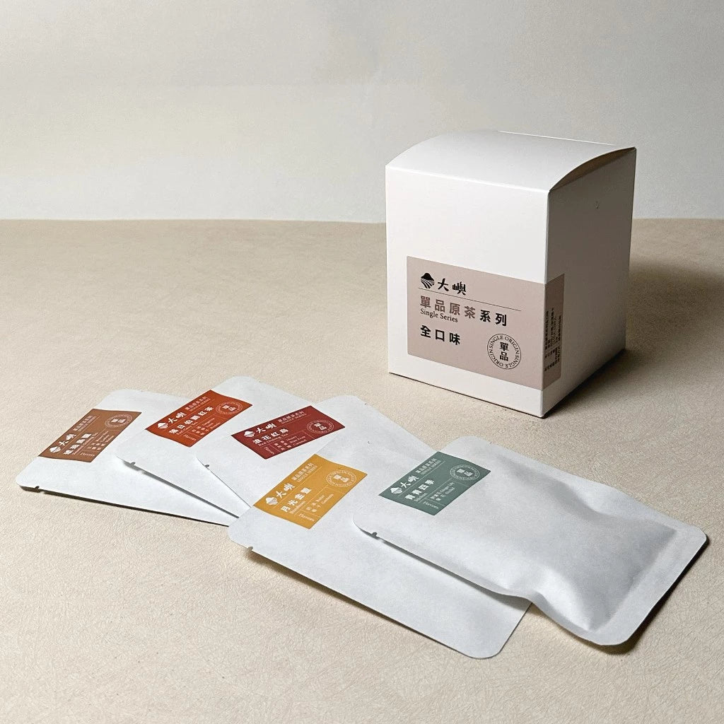 【大嶼-單品原茶系列】單品全口味體驗包(便攜包 20入/袋)