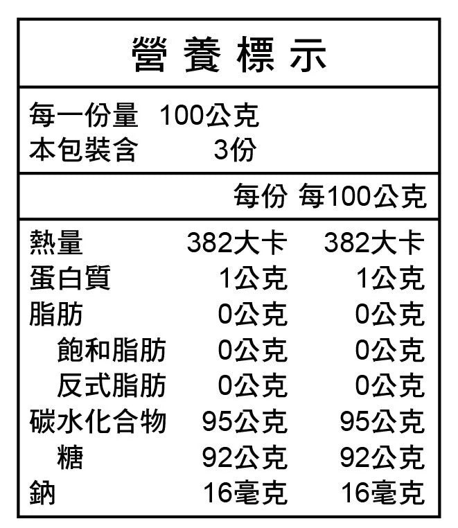 添糖 黑糖粒粒 TienTang Brown sugar snack