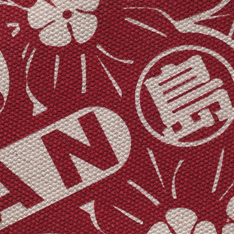 美麗寶島台灣滿花小提袋 / 紅