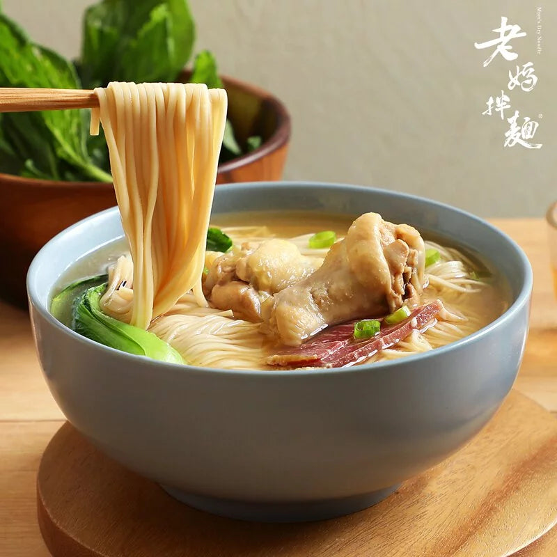 老媽拌麵 干貝花雕雞拉麵 LaoMaNoodle Scallop And Hua Diao Wine Chicken Noodle Soup(500g)