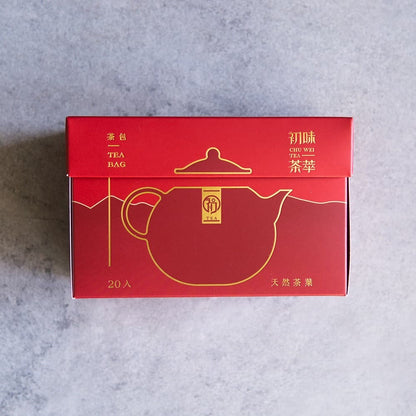 初味茶萃 綜合口味禮盒 | 紅色禮盒|紅玉.蜜紅.鐵觀音.金萱.茉綠 ChuWei Tea Red Gift Box(20入)