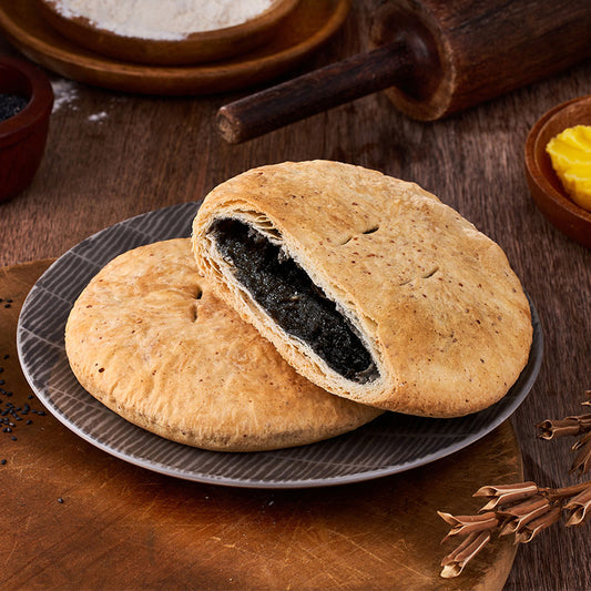 裕珍馨 奶油酥餅 養生酥餅 黑芝麻 YJS Light Butter Pastry- Healthy Butter Pastry Black Sesame (3入*6盒/箱)