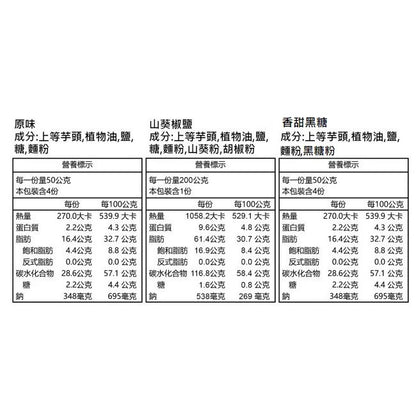 大甲特產！「甲芋籤」手工芋籤酥(200g*包)