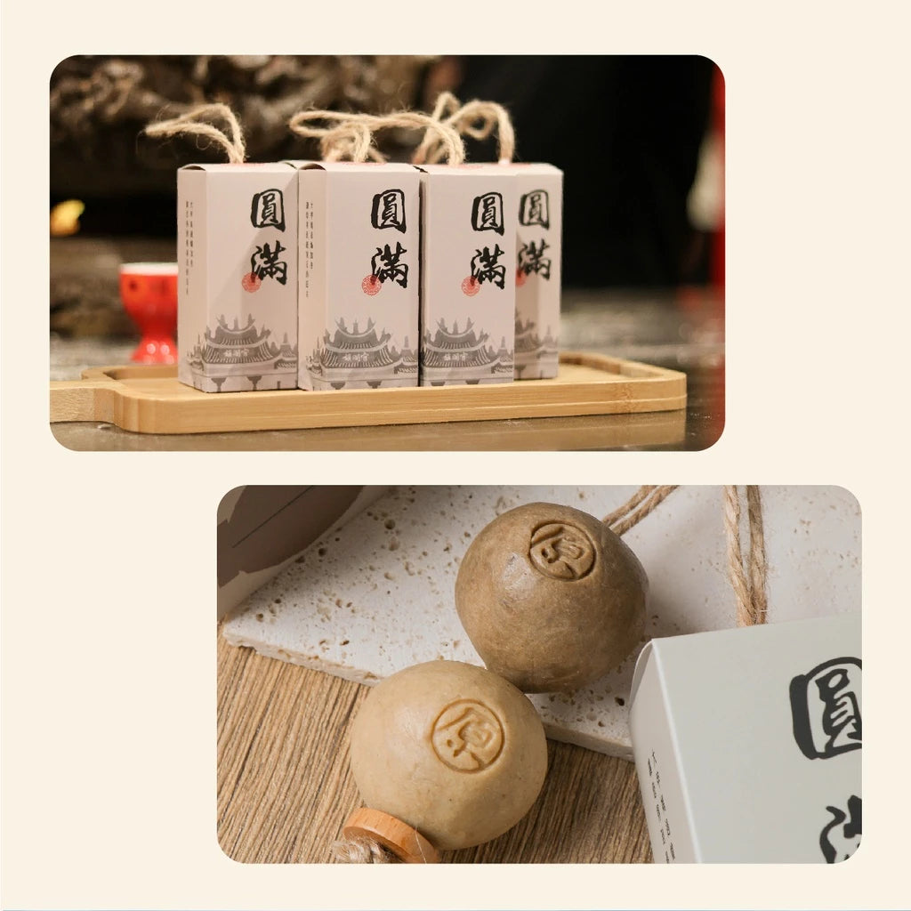 【鎮瀾宮】圓滿串皂．抹草艾草皂球