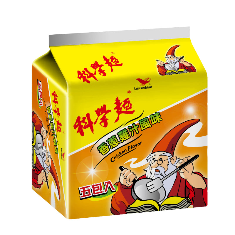 統一科學麵香蔥雞汁 Uni-President Snack noodles Chicken Flavor(5入)