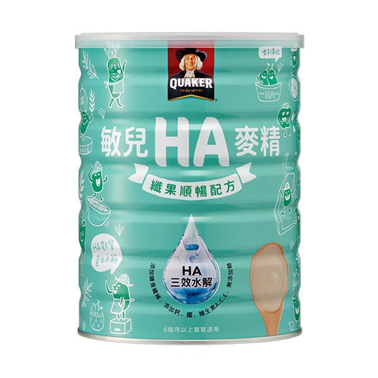 桂格敏兒HA麥精纖果順暢配方(700g/罐)