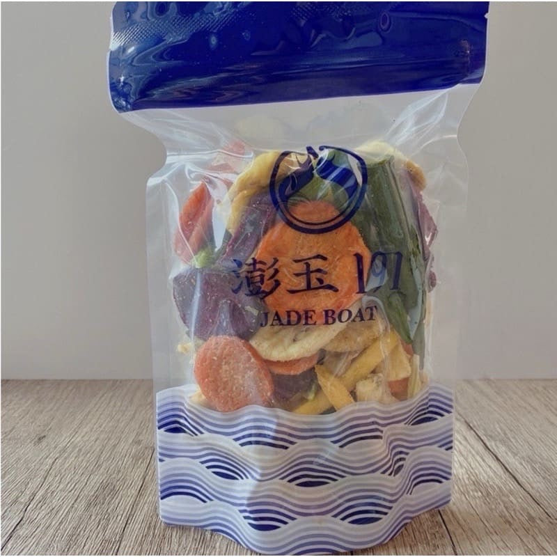 澎玉191 綜合蔬果脆片 Jade Boat 191 Veggies & Fruits Chips(150g)