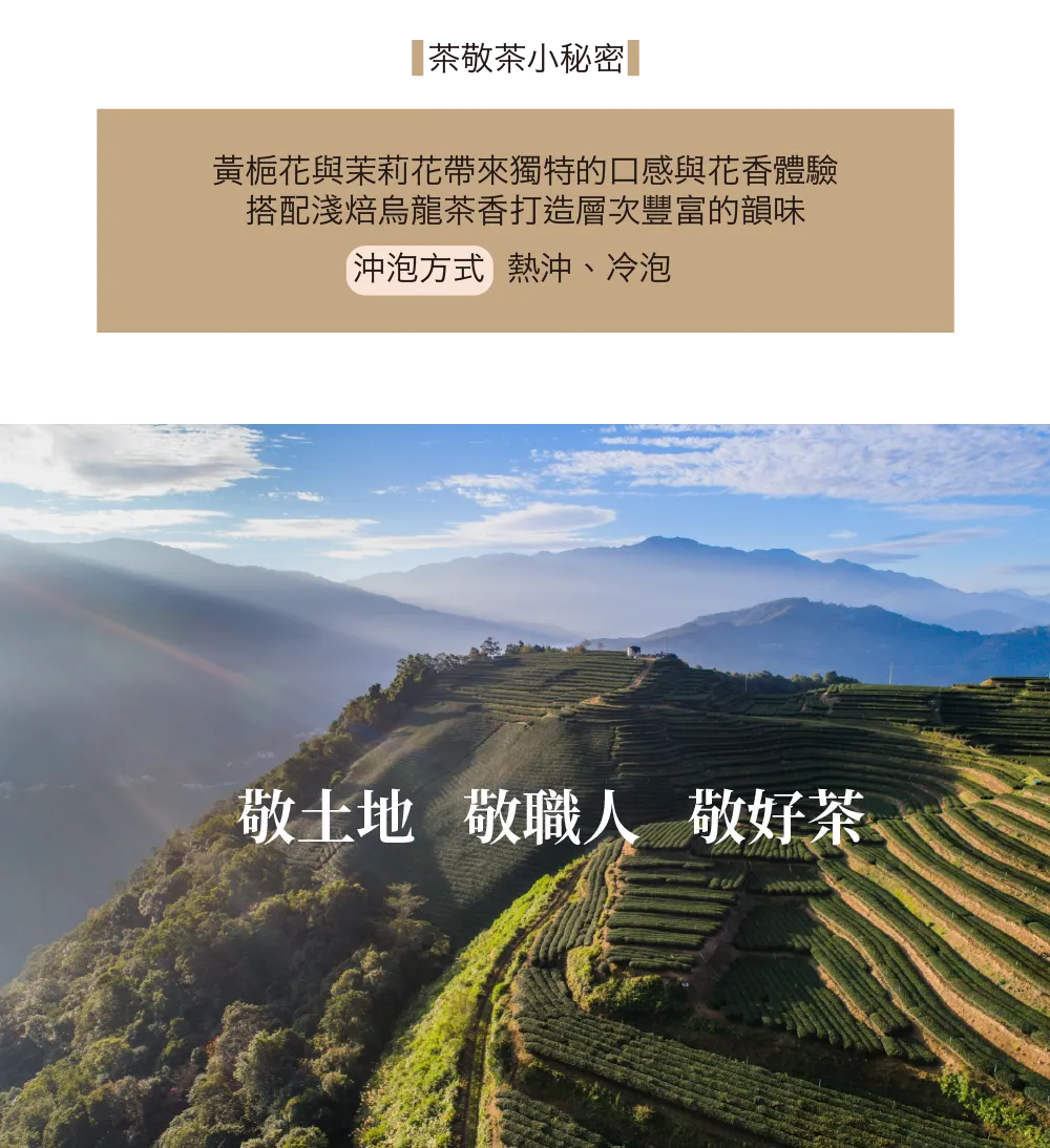 茶敬茶 黃梔烏龍 Tea to Tea(10入*盒)