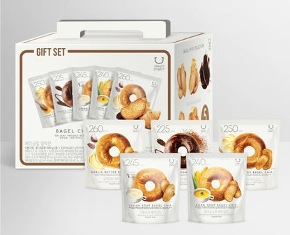 韓國Delight Project 低熱量貝果脆餅乾5包禮盒裝 Korea Delight Project Bagel Cookies(5入)